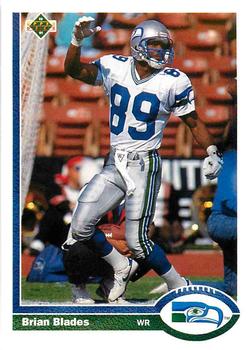 Brian Blades Seattle Seahawks 1991 Upper Deck NFL #116